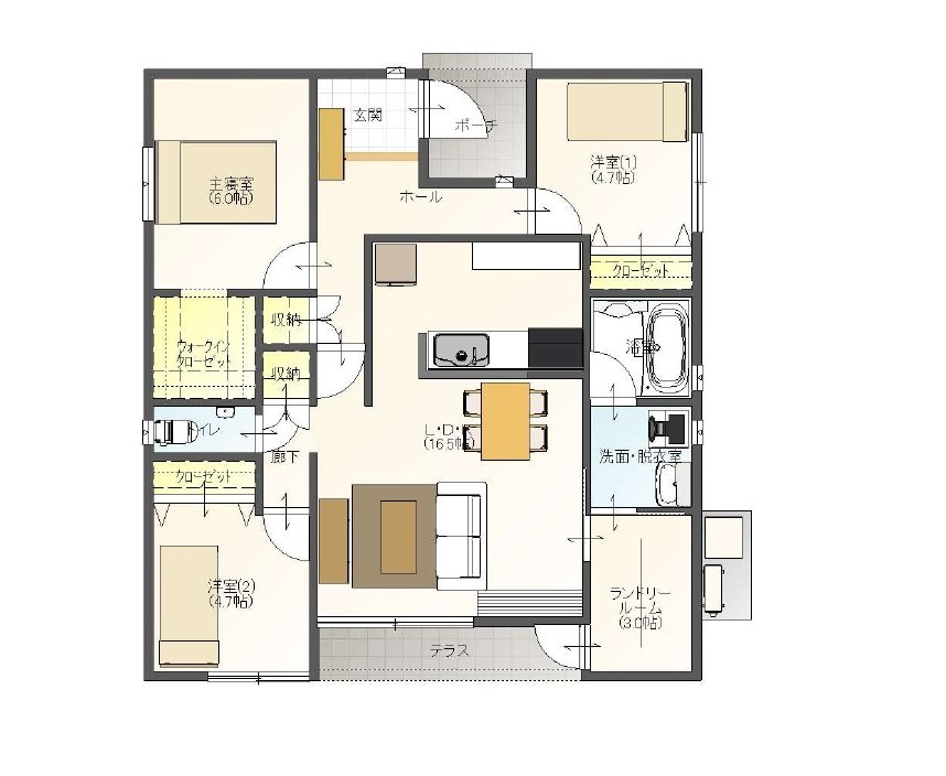 Plan 05 間取り図